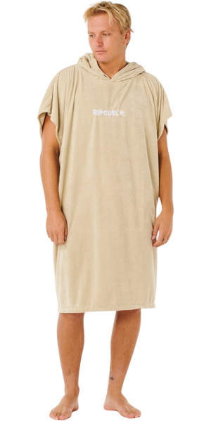 2026 Rip Curl Hombres Brand Toalla Con Capucha 00ZMTO - Khaki